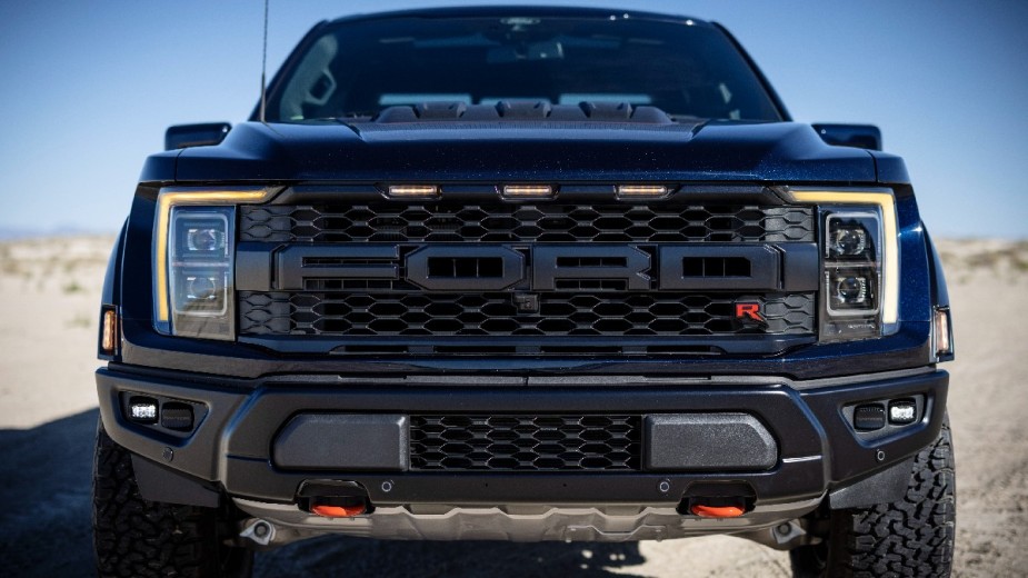 The Ford F-150 Raptor R pickup truck is ideal for off-road driving. 