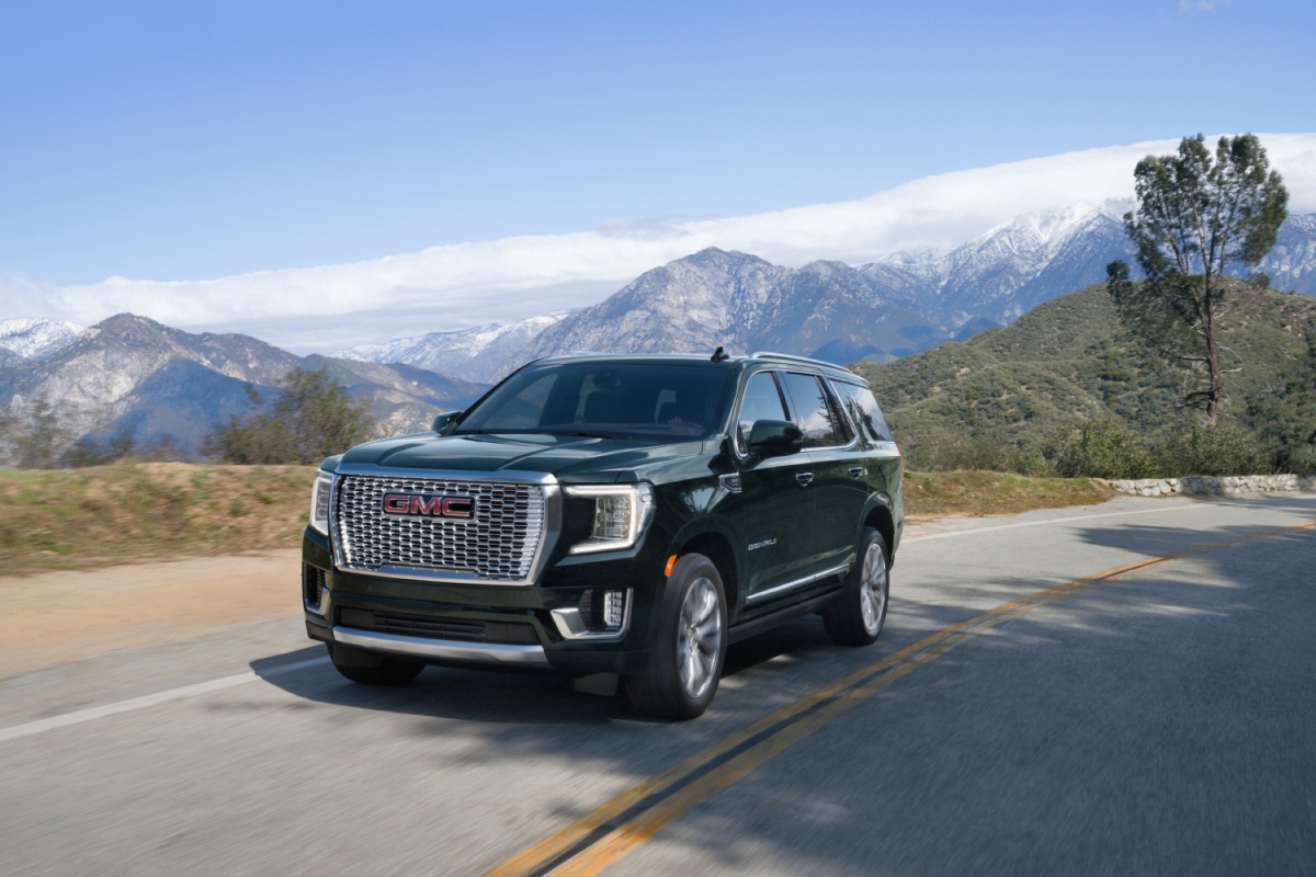 The large luxury SUV with the largest cargo space includes the GMC Yukon