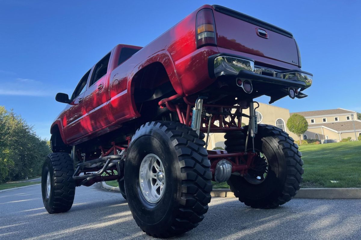 Lifted Chevy truck