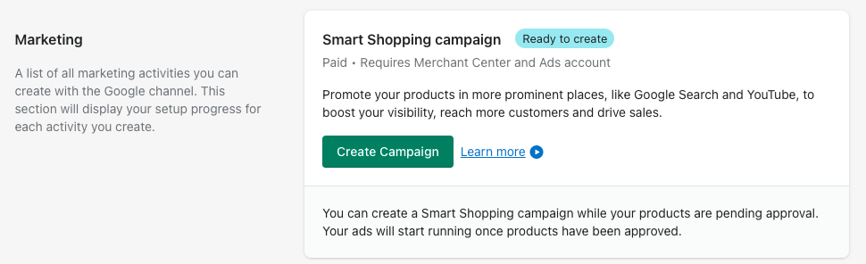 Create Smart Shopify Shopping Campaigns
