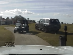 Watch a drunk Florida woman take the course of her life while destroying a golf course in a wild police pursuit