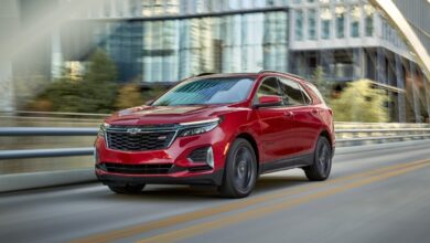A red 2023 Chevy Equinox is the only SUV more popular than the Toyota RAv4.