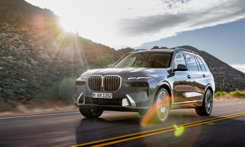 This BMW X7 is a seven-passenger SUV
