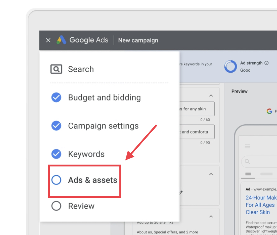Google simplifies the process of creating ads