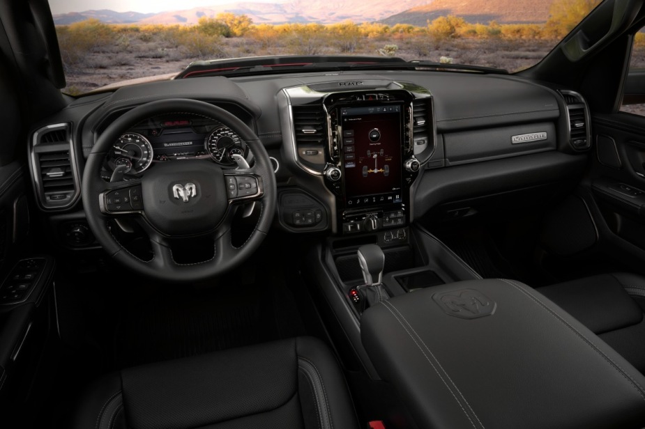 Dashboard in the 2023 Ram 1500, the only Ram pickup truck recommended by Consumer Reports in 2023 due to reliability