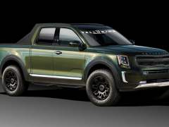 The Kia electric pickup truck aims for premium quality