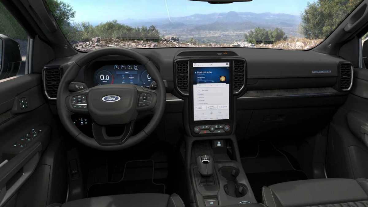 Interior of the 2024 Ford Ranger