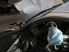 A Takata airbag explosion kills a Honda Accord driver in a horrific way