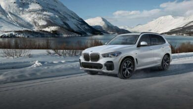 Reliable hybrid SUVs with space include this 2023 BMW X5 in white