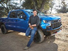 What do Chris Pratt's cat-steer and Chevy Silverado ZR2 have in common?