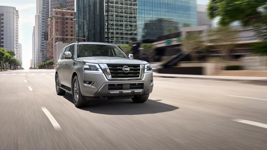 How much does a fully loaded 2023 Nissan Armada Platinum full-size SUV cost?