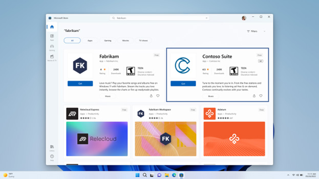 Microsoft has launched a new ad format in the desktop Microsoft Store.
