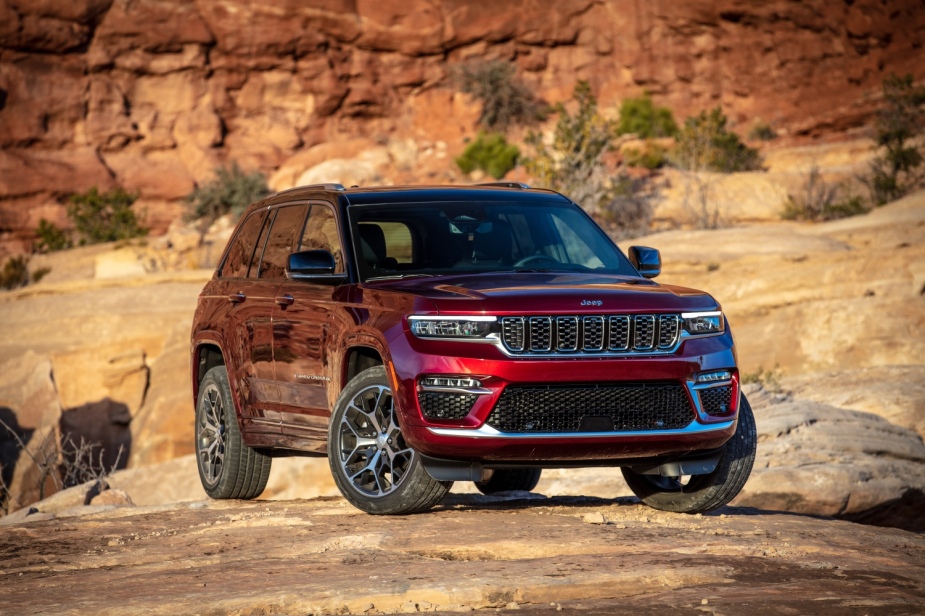 The trim of the 2023 Jeep Grand Cherokee SUV Summit Reserve