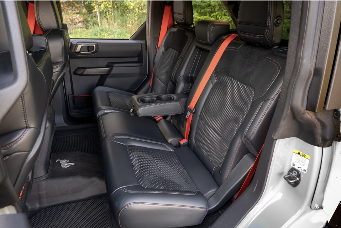 Interior of the 2023 Ford Bronco Raptor