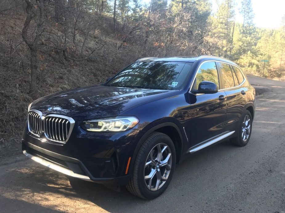 Exterior of the 2023 BMW X3