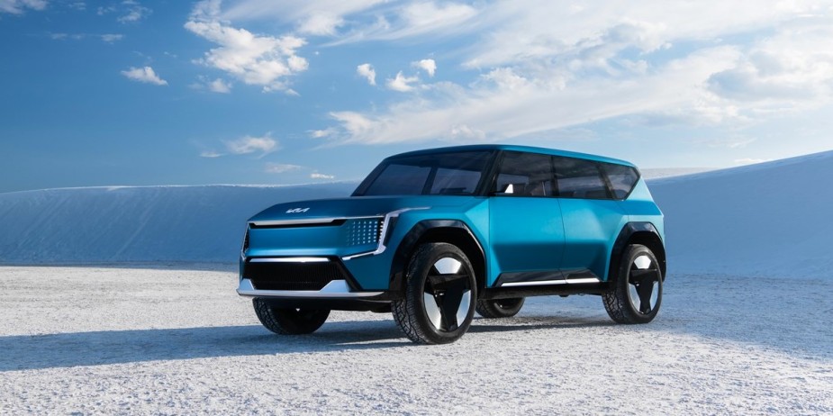 The Kia EV9 could be the inspiration for the design of a new Kia truck.