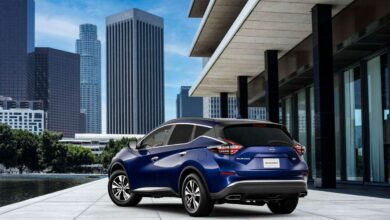 The best SUVs for seniors include this blue Nissan Murano