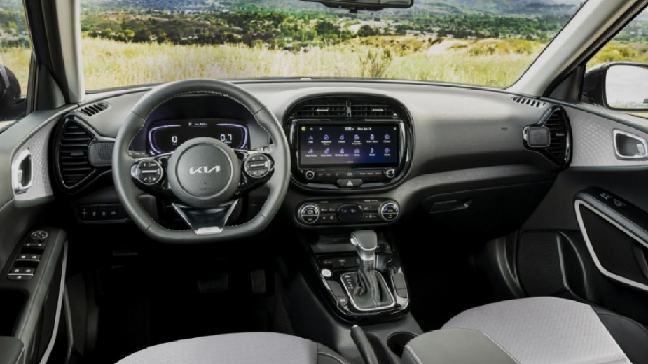 Dashboard on the 2023 Kia Soul, the new cheapest Kia SUV and one of the most affordable in America
