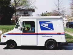 Looking back at the Grumman LLV mail truck