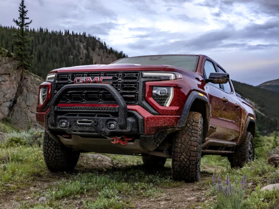 The 2023 GMC Canyon is a midsize truck with one of the best towing capabilities.